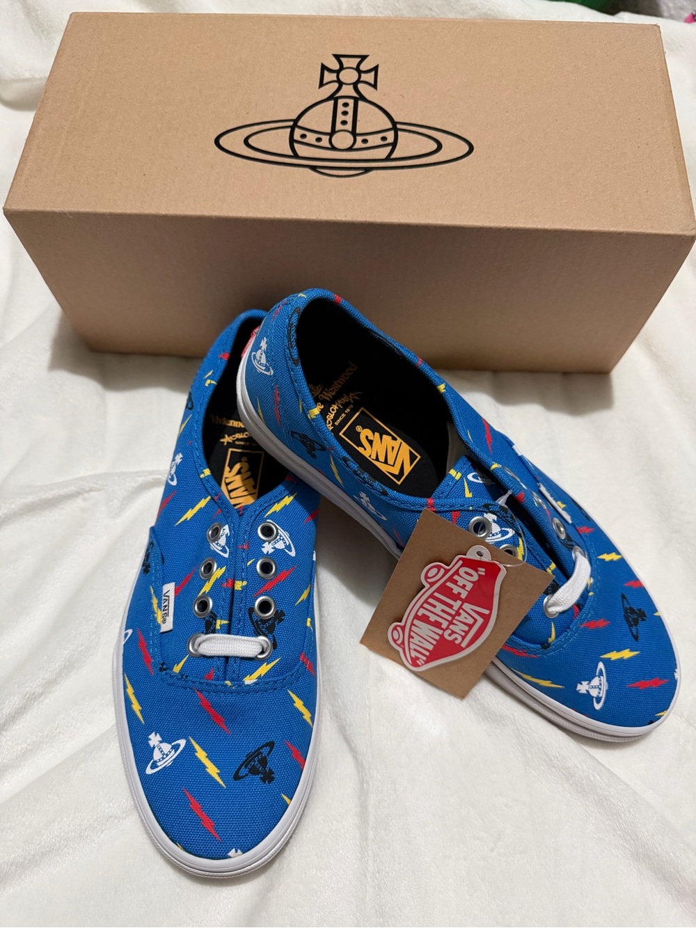 Vans x Vivienne Westwood collab Thunderbolt Orbs shoes size 7.5 women’s/ 6 mens